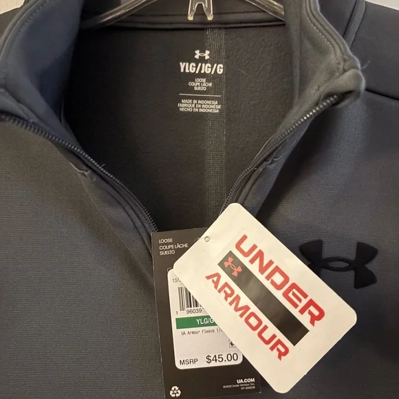 Under Armour Kids' Black Performance Jacket - Picture 2 of 3